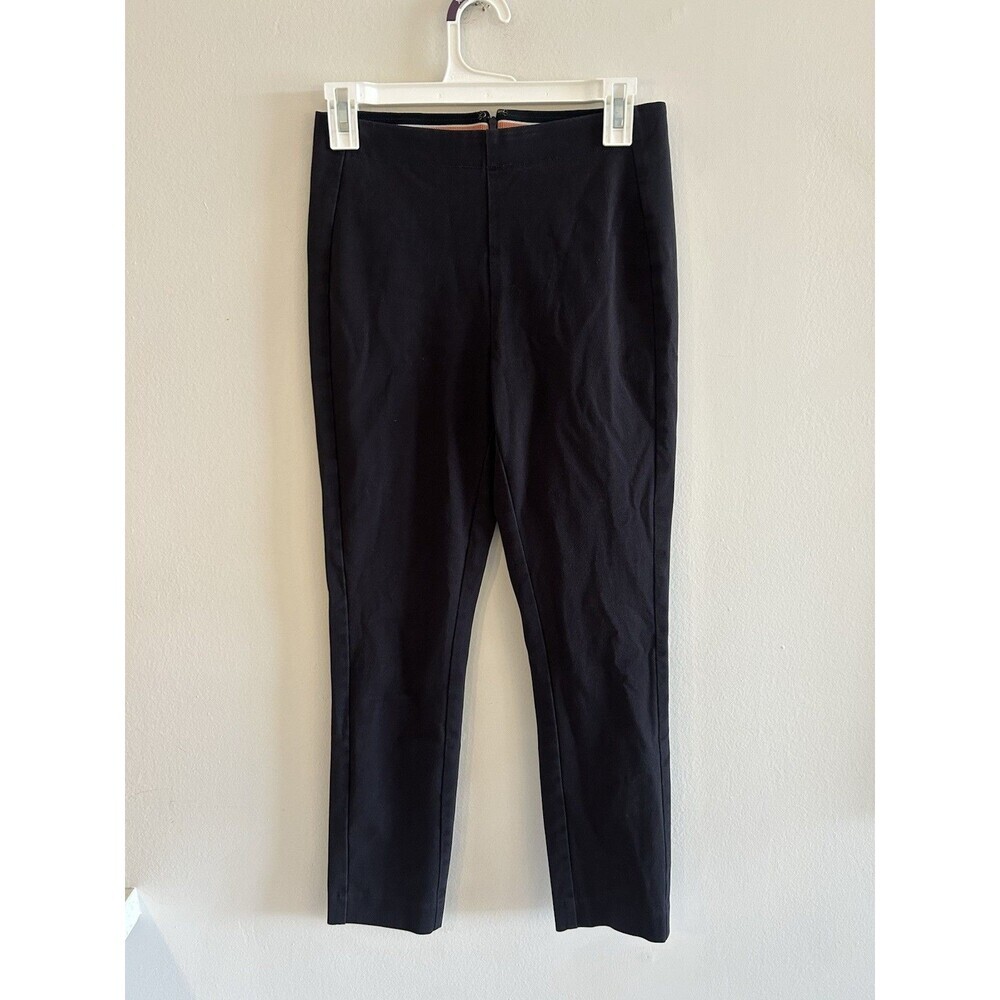 Anthropologie Size 2 Essential Skinny Ponte Pants Ankle Zippers Classic